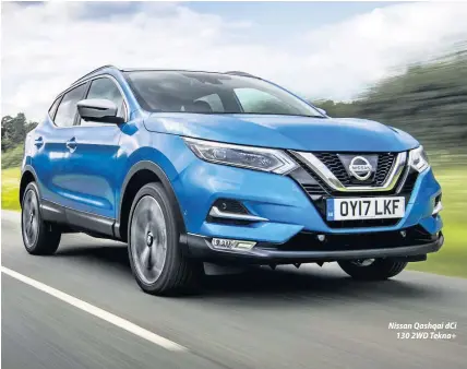  ??  ?? Nissan Qashqai dCi 130 2WD Tekna+