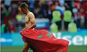  ??  ?? Après deux défaites, le Maroc de Fayçal Fajr est déjà éliminé du Mondial.