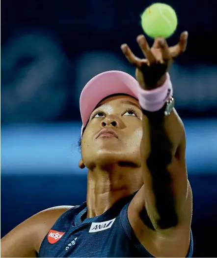  ?? FRANCOIS NEL/GETTY IMAGES ?? World No 1 Naomi Osaka has been very open about her mental health struggles on tour.