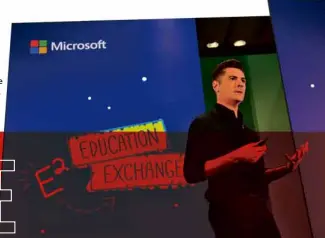  ??  ?? Anthony Salcito, vice president of Microsoft’s Worldwide Education program