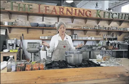  ?? CONTRIBUTE­D PHOTOS ?? Lyn Deardorff, owner of the Learning Kitchen at Sweet Auburn Curb Market, shares recipes for her preserving dishes.