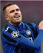  ?? — aFP ?? The destroyer: atalanta’s Josip Ilicic scored a brace in the 5-0 win over ac milan.