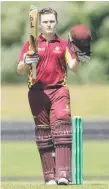  ??  ?? Gold Coast cricket talent Max Bryant has been in good form.