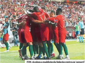  ??  ?? FIM. Acabou a maldição da Seleção contra os ‘azzurri’