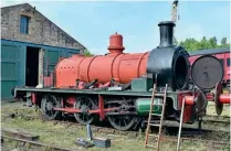  ?? MATT DITCH ?? Reinshaw Ironworks No. 6 at Tanfield on August 28, having had its boiler placed back on the frames.