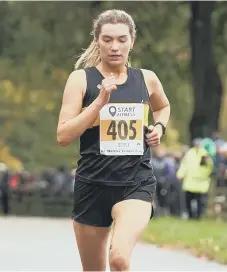  ?? ?? Eleanor Dalglish of Houghton Harriers, third in the women’s race.