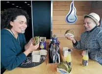  ??  ?? Leonie Matoe and Ora Hohaia of Kaitahi – The Native Superfood Company never imagined they would be in a position to supply BurgerFuel with their products.