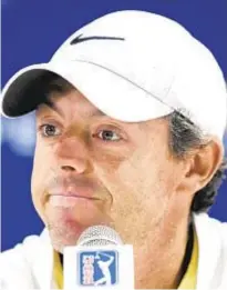  ?? AP ?? Rory McIlroy says he’s trying to get his head around PGA-LIV merger Wednesday at Canadian Open press conference.