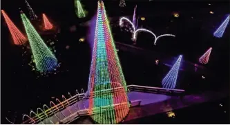  ?? See Rock City Inc. ?? One of the world’s tallest and one-of-a-kind Christmas trees with lights that “dance” to music in the Magic Forest promises a colorful, festive display.