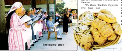  ??  ?? The ladies’ choir