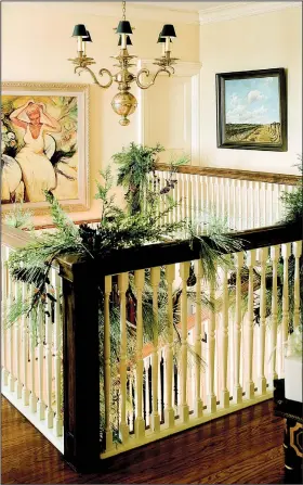  ?? TNS ?? You can use garland all over your home.