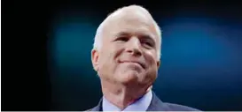  ?? FOTO: BRIAN SNYDER, REUTERS/NTB SCANPIX ?? John McCain døde 25. august. I går ble han minnet i National Cathedral.