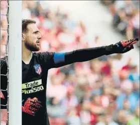  ?? FOTO: EFE ?? Jan Oblak es cada vez más importante para el Atlético de Madrid