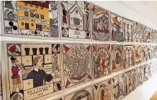  ??  ?? Culture Scottish Diaspora Tapestry is set to go on display in Crieff next year