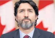  ??  ?? Prime Minister Justin Trudeau in Ottawa, Ontario. Yves-François Blanchet, the leader of a Quebec nationalis­t party in Canada’s Parliament, called on Mr Trudeau to apologise formally for what he said was excessive use of force during the crisis by the elder Trudeau, his father.