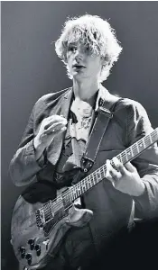  ?? ?? Keith Levene on stage in 1980: ‘Once I got good enough to know the rules, I didn’t want to be like any other guitarist’