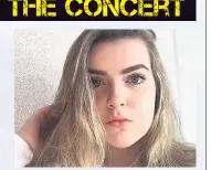  ??  ?? BIRTHDAY GIRL Eilidh went to concert as treat