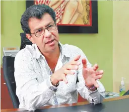  ?? FOTO: EL HERALDO ?? Salomón Ordóñez, presidente de la AHPEE, manifestó que la reducción de las pérdidas por robo tendrán un efecto inmediato.