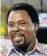  ??  ?? ON THE MOVE: TB Joshua