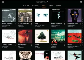  ??  ?? Amazon bietet MP3-Dateien ohne Kopierschu­tz zum Kauf an. Musik, die Sie virtuell, auf CD oder Vinyl bei Amazon erwerben, können Sie auch bequem in der Amazon-eigenen Music-App für Android und iOS abspielen.