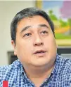  ??  ?? Eduardo Nakayama es líder del Movimiento Renovación Azul dentro del PLRA.