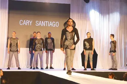  ??  ?? Designer Cary Santiago heads to India for his Men’s Week showing