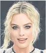  ??  ?? Margot Robbie.