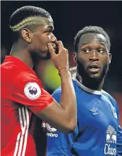  ??  ?? Romelu Lukaku with his great mate, and new United team-mate, Paul Pogba.