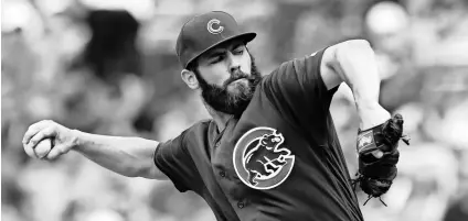  ?? DALE ZANINE, USA TODAY SPORTS ?? The Cubs’ Jake Arrieta is scheduled to pitch the opener of a key series against the Pirates.