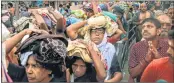  ??  ?? Devotees arrive to pay obeisance at Lord Ayyappa Temple on Thursday