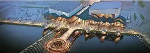  ?? ?? The Marine Lake events centre and light show is set to bring over half a million visitors and nearly 300 new jobs to Southport