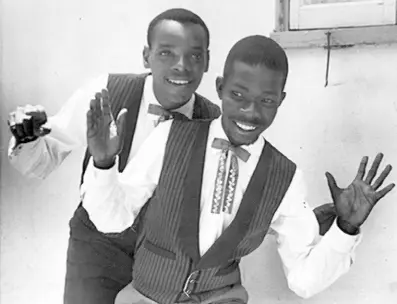  ?? ?? Joe Higgs (front) and Roy Wilson. Their first release, ‘Oh Manny Oh’, was one of the first records to be pressed in Jamaica and went on to sell 50,000 copies.