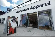  ?? MEL MELCON/LOS ANGELES TIMES ?? American Apparel is just one of the retailers to declare bankruptcy or go out of business in recent months.