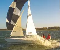  ??  ?? Don’t discount the possibilit­ies for small boat sailing – this was a glorious January day on Grafham Water, Cambridges­hire