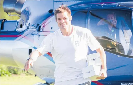  ?? Photo / NZME ?? Among Tracplus’ customers is Christchur­ch Helicopter­s, where ex-All Black captain Richie McCaw is a director and pilot.