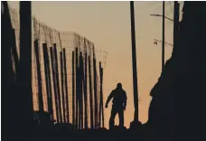  ?? Getty ?? The US-Mexico border wall in Tijuana, Mexico