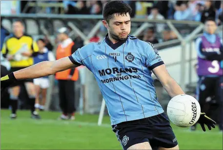  ??  ?? The ever-reliable Ben Brennan kicked the winning point for St Colmcille’s on Sunday.