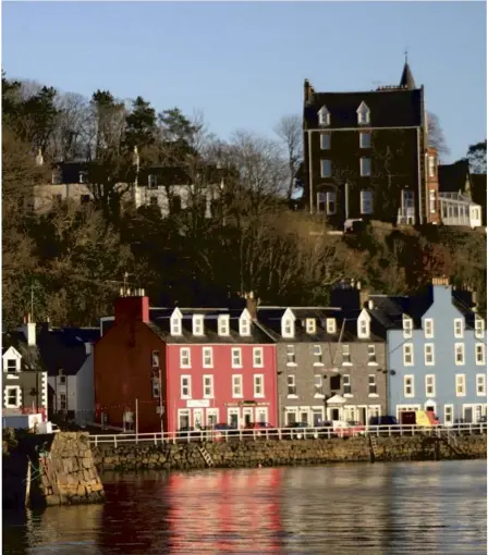  ??  ?? 2 Tobermory, famed for its colourfull­y painted houses, was where Colin Macintyre’s teenage band, The Love Sick Zombies, made a bit of a ‘racket’