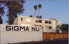  ?? GEORGE AVALOS — STAFF ?? Sigma Nu Fraternity house on South 11th Street in downtown San Jose was purchased by First Community Housing, according to documents.