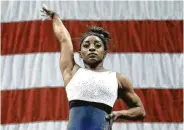  ?? Charlie Riedel / Associated Press ?? Simone Biles of Spring has won five of the last six all-around titles at the U.S. gymnastics championsh­ips.