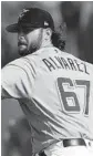  ?? CARLINE JEAN/SUN SENTINEL ?? Marlins pitcher R.J. Alvarez during spring training in Jupiter.