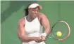  ?? SUSAN MULLANE, USA TODAY SPORTS ?? “I was glad I was able to get out there and play some good tennis,” Sloane Stephens said.