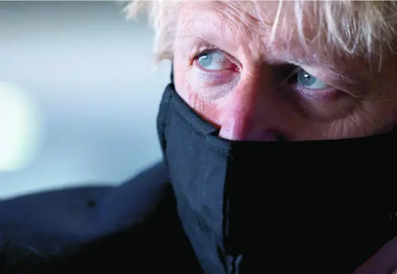  ?? EFE ?? El «premier» Boris Johnson se ha visto envuelto en varios casos de corrupción y amiguismo