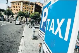  ?? XAVIER CERVERA/ARCHIVO ?? Los taxistas ya celebraron una huelga en Barcelona este verano