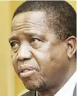  ??  ?? President Edgar Lungu