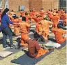  ??  ?? 700,000 inmates in 60 countries have learnt yoga under the Prison Smart programme.