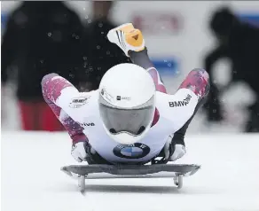  ?? MATTHIAS HANGST/GETTY IMAGES/FILES ?? Mirela Rahneva is working more closely with Canadian teammates Elisabeth Vathje and Jane Channell.