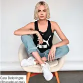  ??  ?? Cara Delevingne (@caradelavi­gne)