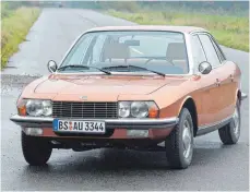  ?? FOTO: THOMAS GEIGER/DPA ?? Der NSU Ro 80 dürfte eines der bekanntest­en Autos mit Wankelmoto­r sein.