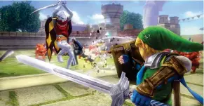  ??  ?? Hyrule Warriors is no mere button-basher, with crafting, levelling and character-specific skill trees
